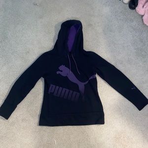 Black puma hoodie🌘